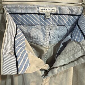 Peter Millar Men's Light Gray Chino Pants